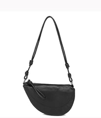 Chic and Stylish Designer Inspired Dumpling Crossbody Shoulder Bag from High Quality Leather