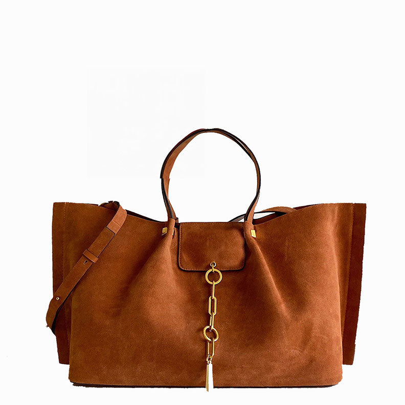 The Siena Suede Carryall Tote