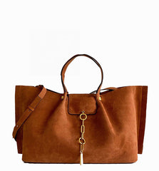 The Siena Suede Carryall Tote