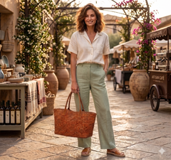 The Artisan Suede Basket Tote