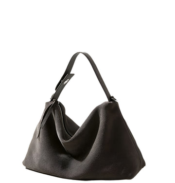 Adorable Designer Inspired High-End Hobo Shoulder Bag from High Quality Suede