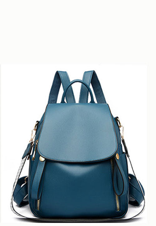 Elegant Designer Inspired Large Capacity Backpack from Real Leather for Stylish Girls