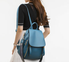 Elegant Designer Inspired Large Capacity Backpack from Real Leather for Stylish Girls