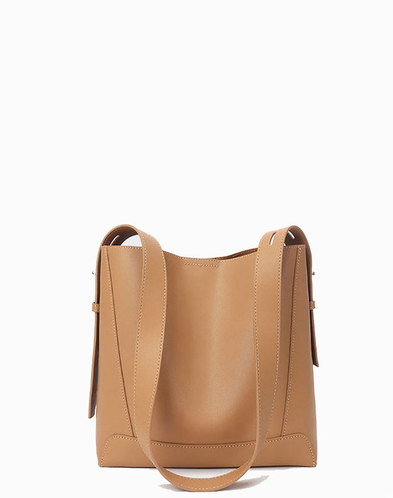 Designer-Inspired Large-Capacity Real Leather Crossbody Bag