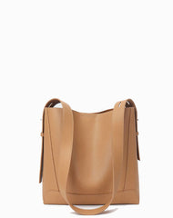 Designer-Inspired Large-Capacity Real Leather Crossbody Bag
