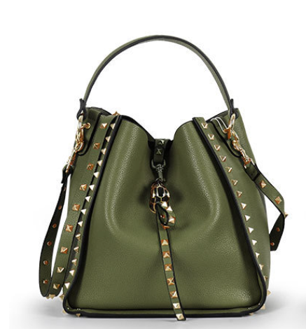 Gorgeous Stylish Designer Inspired Studded Shoulder Crossbody Bag from 100% Genuine Real Leather