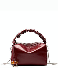 Gorgeous Designer Inspired Beaded Laces Chained Crossbody Body Bag from Real Leather