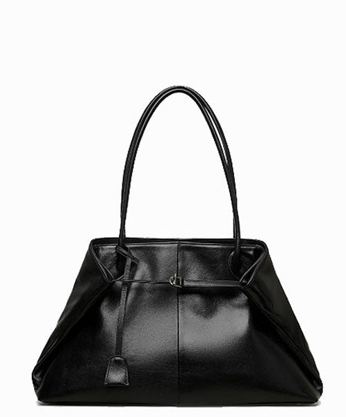 Large Leather Satchel Shoulder Bag