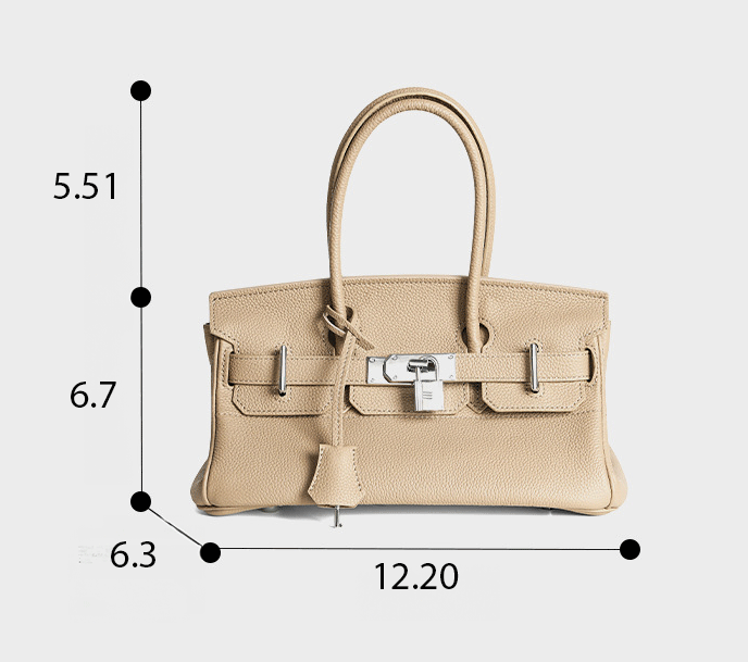 Azure Luxe Lock Tote