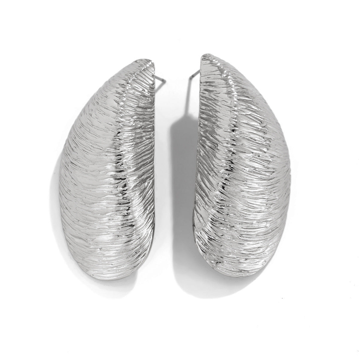 Abstract Chunky Texture Shell Earrings