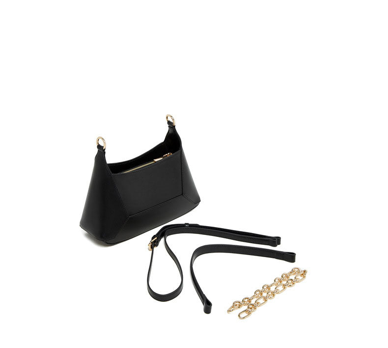 Midnight Luxe Chain Shoulder Bag