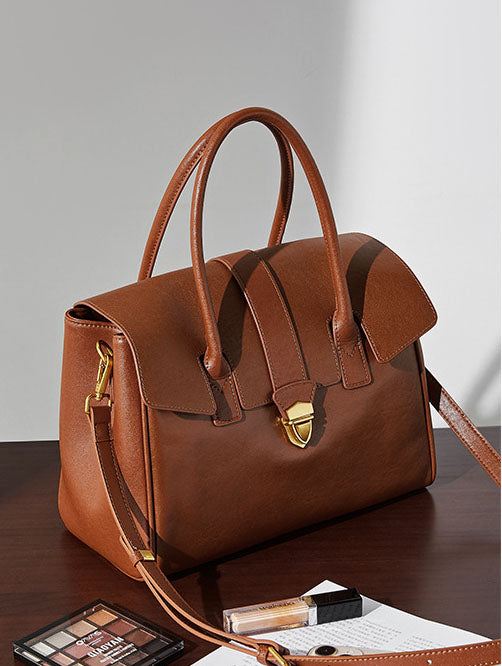 Sac à bandoulière classique haut de gamme confortable pour le travail et l'utilisation quotidienne, grande capacité, en cuir de qualité supérieure