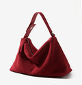 Adorable Designer Inspired High-End Hobo Shoulder Bag from High Quality Suede