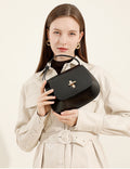 Luxury Designer-Inspired Leather Satchel – Versatile Crossbody Bag with Detachable Strap