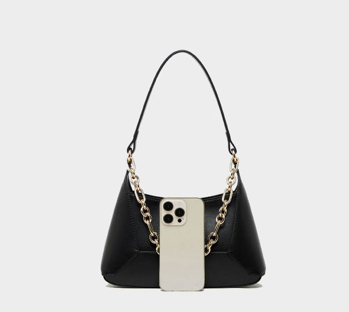 Midnight Luxe Chain Shoulder Bag