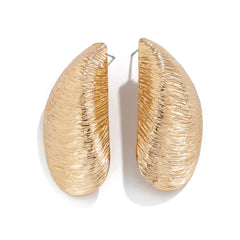 Abstract Chunky Texture Shell Earrings