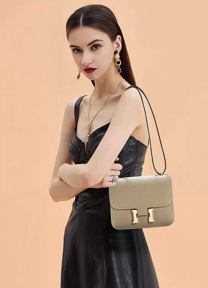 Adorable Luxury Looking Designer Inspired Crossbody Bag from Real Leather for Fashionable Girls