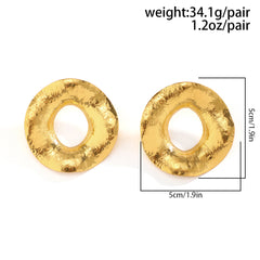 Everyday To Go Large Circle Stud Earrings