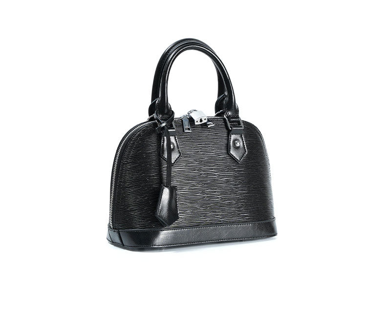 Elegant Classic Luxury Looking Designer Inspired Satchel Crossbody Bag with Detachable Strap