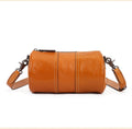 High-End Designer Inspired Cylinder Crossbody Shoulder Bag from High Quality Leather