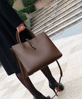 Elegant Adorable Designer Inspired Large Capacity Shoulder Crossbody Bag from 100% Real Leather