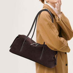The Valencia Slouchy Suede Shoulder Bag