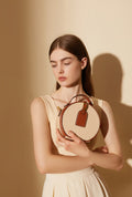 High-End Designer Inspired Bisquit Crossbody Bag from Top Quality Leather for Fashionable Girls