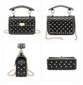 Stunning Luxury Looking Studded Shoulder Crossbody Bag from Real High Quality Leather