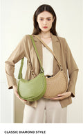 Elegant Stylish Designer Inspired Woven Hobo Bag for Women from Real High Quality Leather