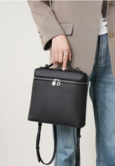 Elegant Designer Inspired New 2025 Trend Backpack from Real Leather for Fashionable Girls