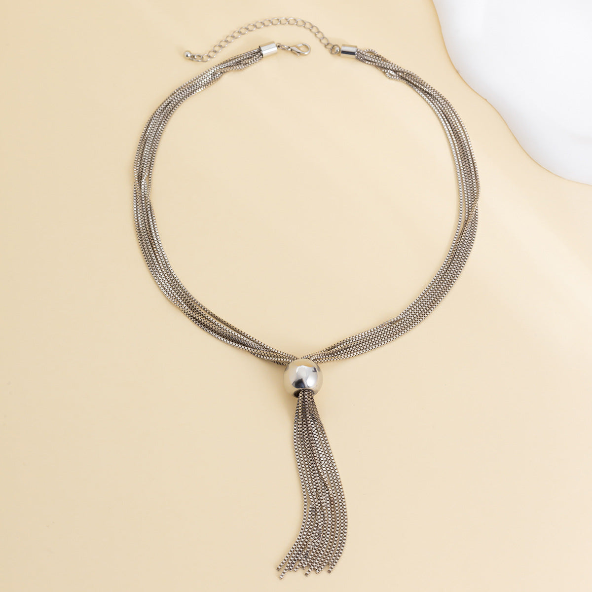 Adorable Chunky Y Shaped Tassel Twisted Adjustable Necklace for Fashion Forward Girls