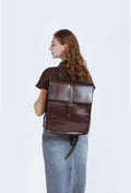 High-End Large Capacity Comfortable Backpack from Top Quality Leather for Work School and Everyday Use