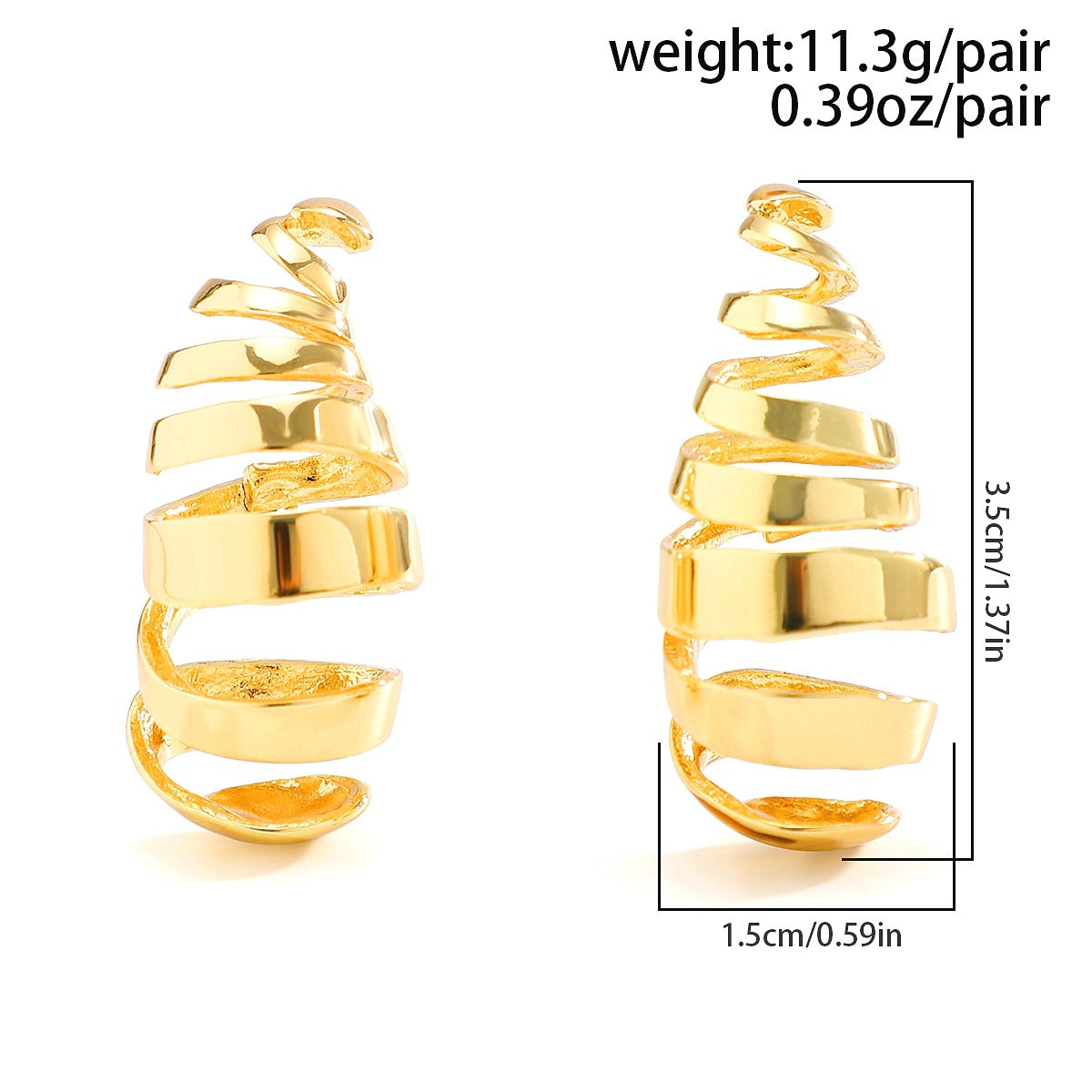 Fashionable Screw Designed Stud Earrings