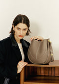 Elegant Crescent-Shaped Leather Crossbody Bag – Stylish, Versatile & Timeless Shoulder Purse