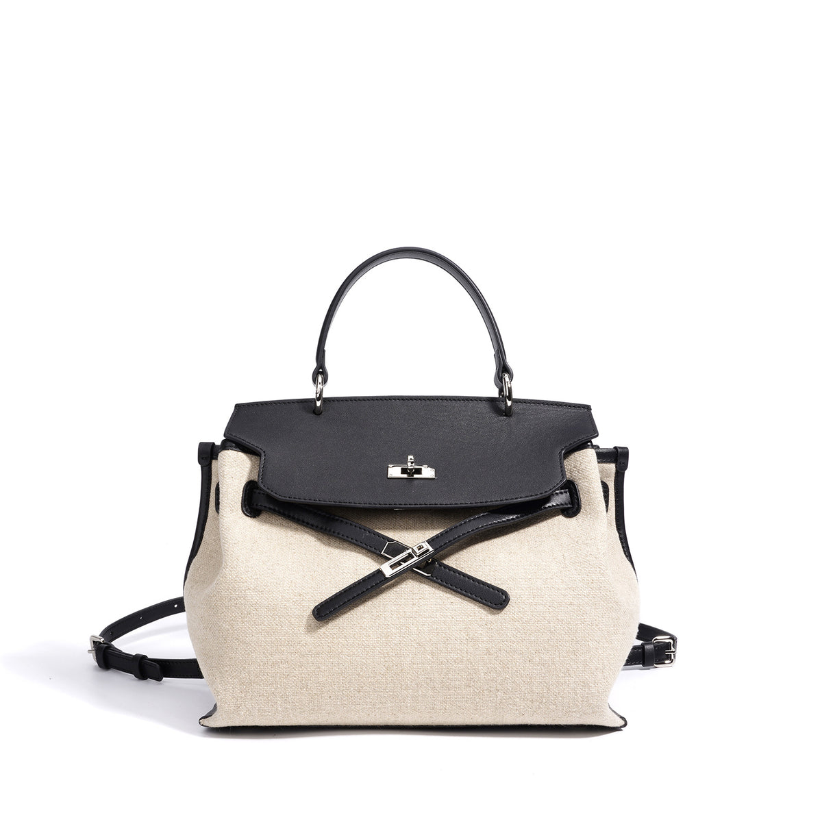 The Artisan Canvas & Leather Backpack Satchel Bag