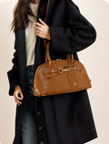 Luxury Leather Satchel Bag High-End Style & Timeless Elegance with Detachable Strap