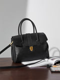 High-End Classic Comfortable for Work and Every Day Use Large Capacity Satchel Crossbody Bag from Top Layer Leather