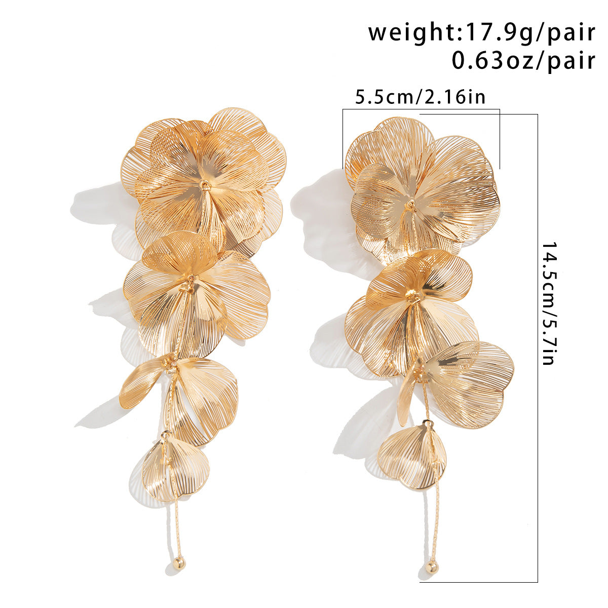 Elegant & Timeless: Beautiful Ginkgo Leaf Tassel Earing Set For Fashion Forward Girls