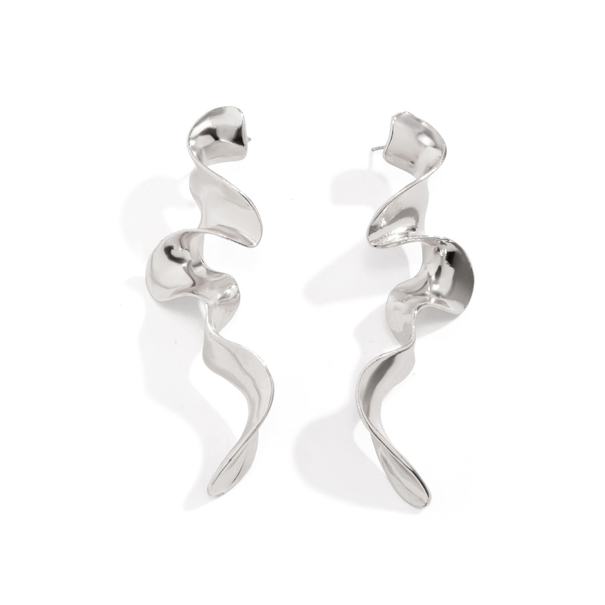 Irregular Twisted Drop Earrings