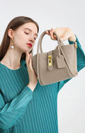 Timeless Classic Shape Luxury Looking Designer Inspired Real Leather Crossbody Bag