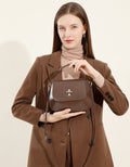 Luxury Designer-Inspired Leather Satchel – Versatile Crossbody Bag with Detachable Strap