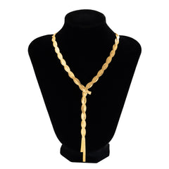 Adorable Gold and Silver Twisted Rop Choker Necklace For Fashionable Girls