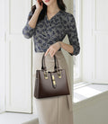 Beautiful Elegant Designer Inspired Satchel Crossbody Bag from Real High Quality Leather