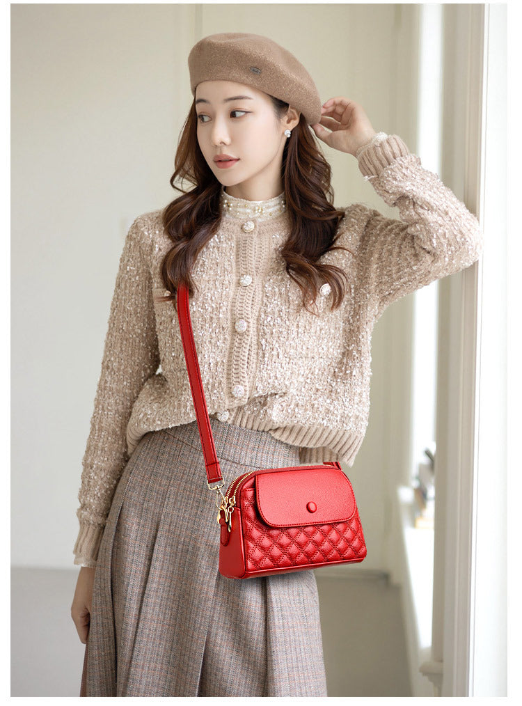 Beautiful Elegant Crossbody Bag for Stylish Girls and Women from Real High Quality Leather