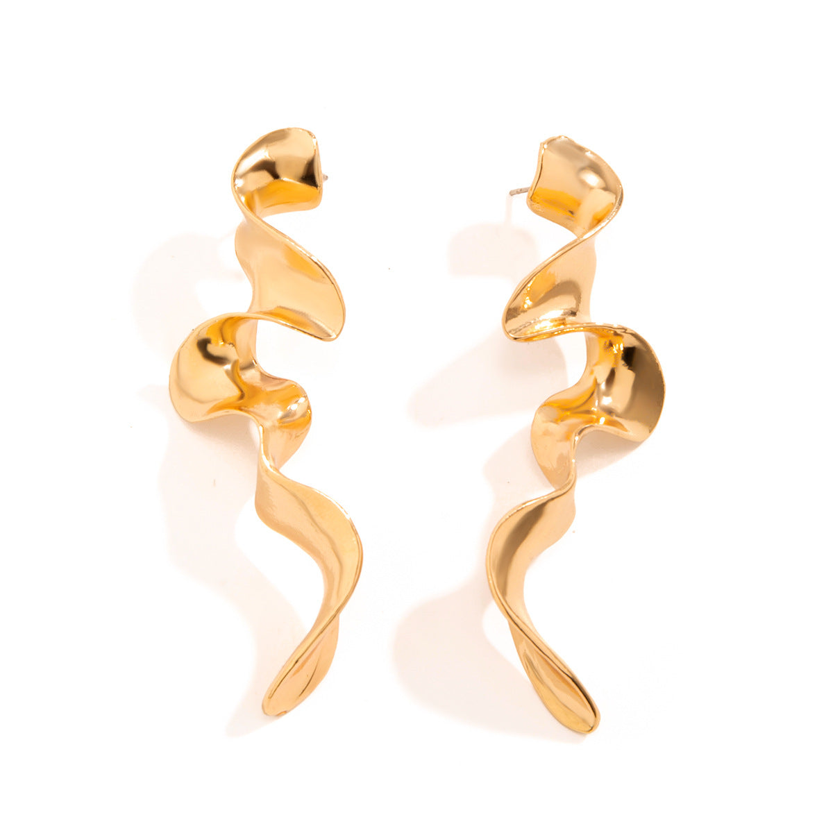 Irregular Twisted Drop Earrings