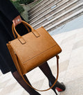 Elegant Classic Designer Inspired Satchel Crossbody Bag 100% Real Leather for Fashion Forwarded Women