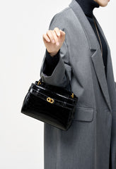 Ava Noir Satchel Bag
