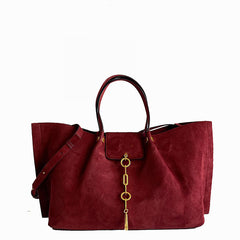 The Siena Suede Carryall Tote