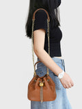 Gorgeous Vintage Style Crossbody Shoulder Bag from Top Layer Cowhide Leather