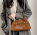 Luxury Leather Satchel Bag High-End Style & Timeless Elegance with Detachable Strap